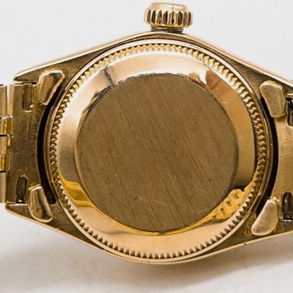 Rolex Date Champagne 18k Yellow Gold Watch Ladies main image 6